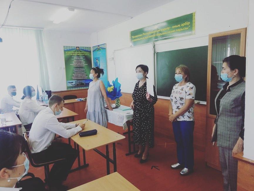 Экзамен по русскому языку в 11 классе Борасинской средней школы-сад
